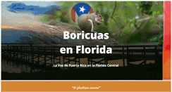 Desktop Screenshot of boricuasenflorida.com