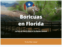 Tablet Screenshot of boricuasenflorida.com